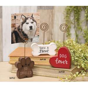 Such A Treat Wooden Bone Photo Holder