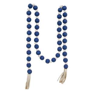 Blue & White Bead Garland 36974;