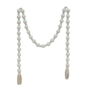 Light Blue & White Bead Garland 36975;