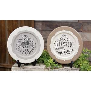 Stronger Than the Storm Plate, 2 Asstd.