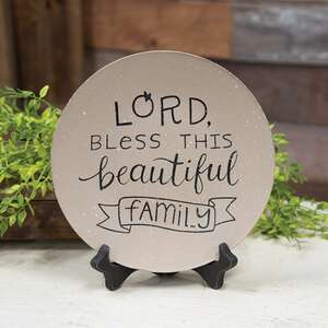 Lord Bless This Beautiful Family Plate
