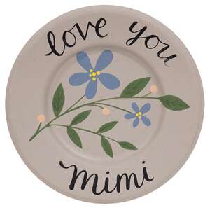 Grandma Love Mini Floral Plate, 5 Asstd.