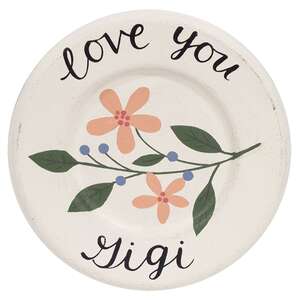 Grandma Love Mini Floral Plate, 5 Asstd.