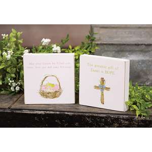 Easter Hope Square Block, 2 Asstd.