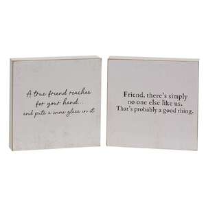 A True Friend Square Block, 2 Asstd. 37009;