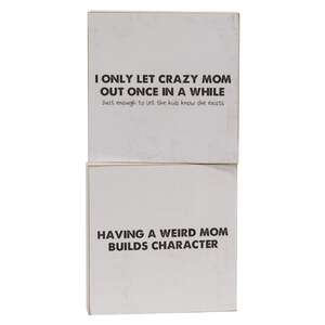 Weird Mom Square Block, 2 Asstd. 37010;