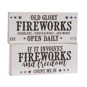 Old Glory Fireworks Block, 2 Asstd. 37028;