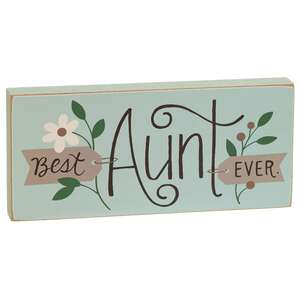 Best Lady Ever Floral Block, 4 Asstd.