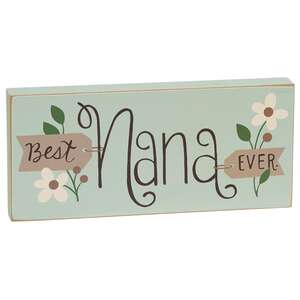 Best Lady Ever Floral Block, 4 Asstd.