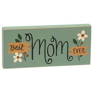 Best Lady Ever Floral Block, 4 Asstd.