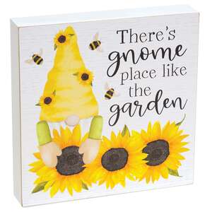 Gnome Place Like the Garden Box Sign, 2 Asstd.