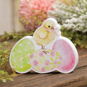 Chick & Easter Eggs Chunky Sitter