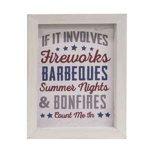 Count Me In Framed Sign 37115;