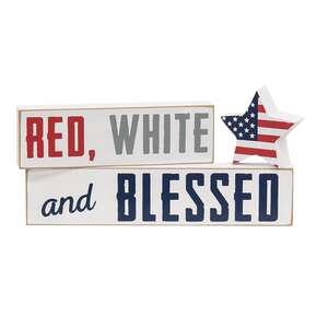 Red, White and Blessed Blocks, 3/Set 37120;