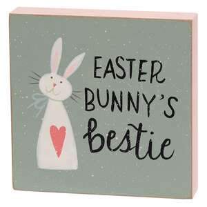 Shake Your Bunny Tail Square Block, 3 Asstd.