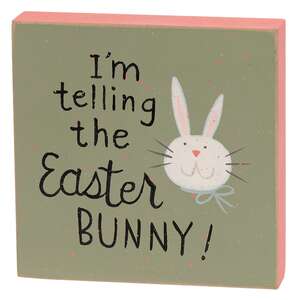 Shake Your Bunny Tail Square Block, 3 Asstd.