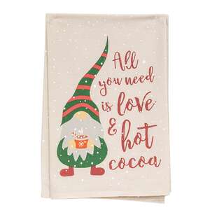 All You Need is Love & Hot Cocoa Dish Towel,