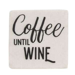 No Talkee Before Coffee Coasters, 4/Set 65327;