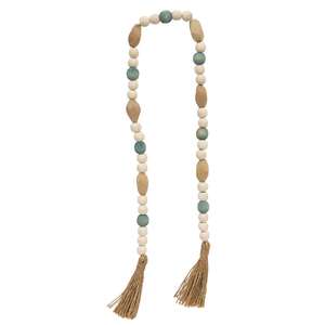 Turquoise Wave Beaded Garland, 36"  70131;
