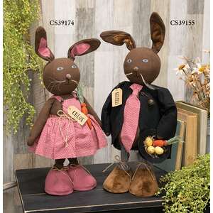 Charles Easter Egg Top Hat Standing Bunny Doll