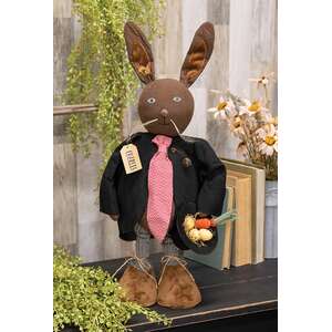 Charles Easter Egg Top Hat Standing Bunny Doll