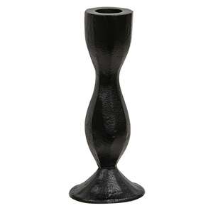 Carved Hourglass Taper Holder, 6.25" 15585B;