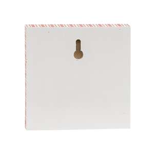 Holly Jolly Christmas Trees Square Block, 2 Asstd. 37152;