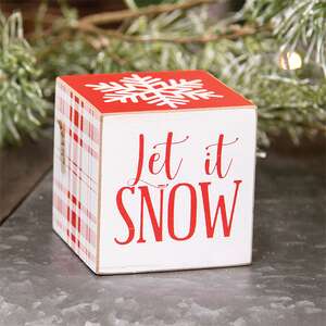 Merry & Bright Plaid Six-Sided Block 37157;