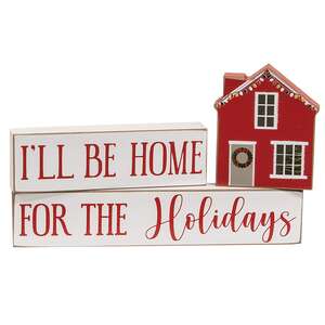 I'll Be Home For the Holidays Stacking Blocks, 3/Set 37159;