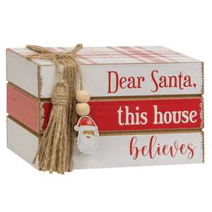 This House Believes Mini Wooden Book Stack 37167;