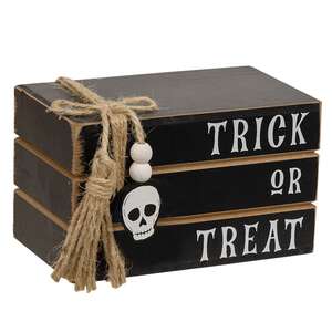 Trick or Treat Mini Wooden Book Stack 37179;