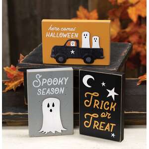 Here Comes Halloween Layered Block, 3 Asstd.