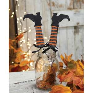 2 Set, Witch Boot Plant Pokes