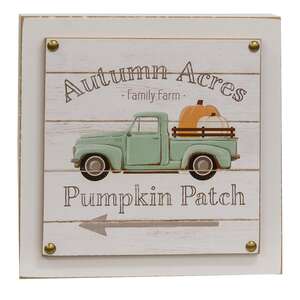 Autumn Acres Pumpkin Patch Layered Box Sign 37282;