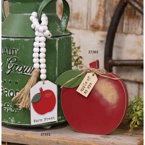 Apple of My Eye Wooden Apple Sitter