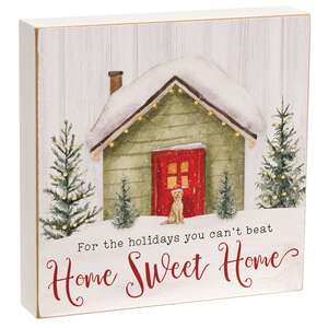 Happiest Place For the Holidays Box Sign, 2 Asstd.