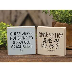 My Ride or Die Square Block, 2 Asstd.