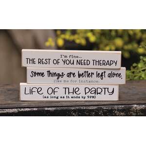 Left Alone Mini Stick, 3 Asstd.