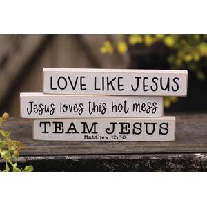 Love Like Jesus Mini Stick, 3 Asstd.