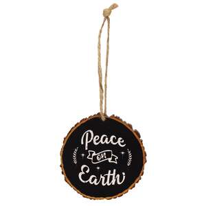 Nativity Wood Slice Ornament, 3 Asstd.