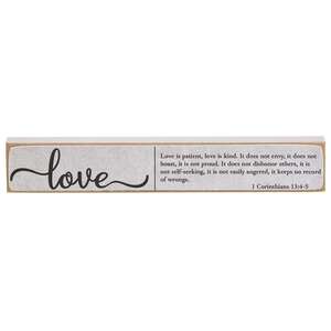 Faith, Hope, Love Bible Verse Mini Stick, 3 Asstd.