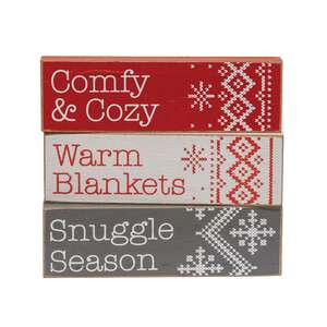 Comfy & Cozy Sweater Block, 3 Asstd. 37462;