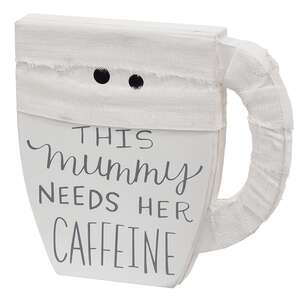 Wooden Halloween Mug Sitter, 3 Asstd.