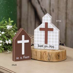 Thank You Jesus Church Block Sitter