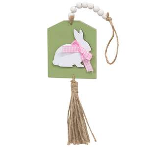 Beaded Sitting Bunny Ornament