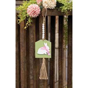 Beaded Sitting Bunny Ornament