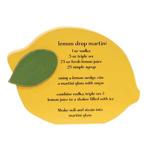 Lemon Drop Martini Chunky Sitter 37703;