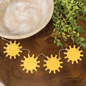 Wooden Sunshine Mini Garland 37708;