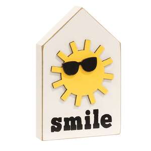 Smile Sunshine with Sunglasses Block Sitter 37709;