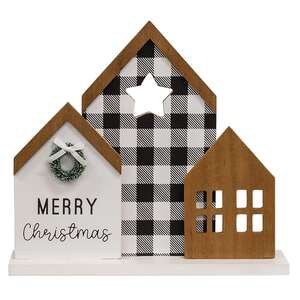Merry Christmas Woodland Cutout Home 91147;